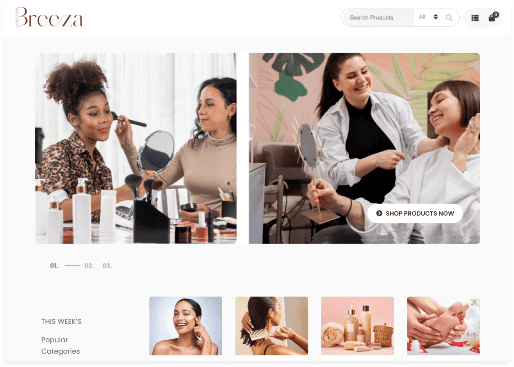 Breeza Shop in the Breeza app